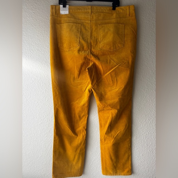 Talbots STRETCH CORDUROY STRAIGHT LEG PANTS Size 18 - Picture 5 of 10